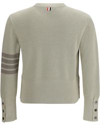 Thom Browne - Sweater 4-Bar Cotton - Lyst