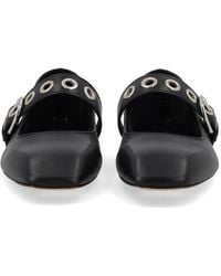 Aeyde - Mary-Jane Shoe With Eyelets Upper: Nappa Leather - Lyst