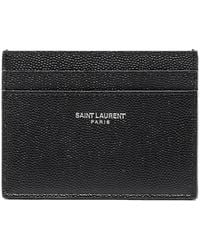 Saint Laurent - Ysl Monogram Credit Card Case - Lyst