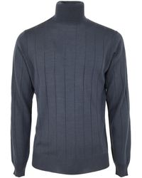 FILIPPO DE LAURENTIIS - Royal Merino Long Sleeves Turtle Neck Sweater - Lyst