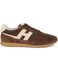 Hogan - Hogan Suede & Mesh Low-Top Sneakers - Lyst