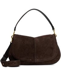 Gianni Chiarini - Suede Shoulder Bag Calfskin Handbags - Lyst