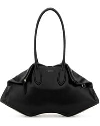 McQueen - Leather Manta Shoulder Bag - Lyst