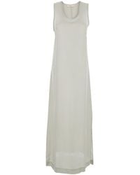 Jucca - Long Dress With U-Neck And Back Closure - Lyst