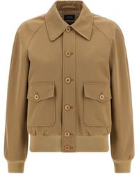 A.P.C. - Cotton And Wool Jacket - Lyst