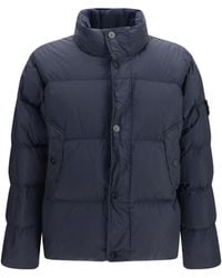 Stone Island - Quilted High-Neck Puffer Jacket Down - Lyst