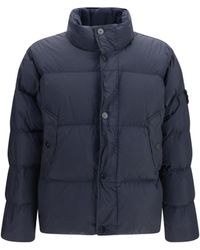 Stone Island - Quilted High-Neck Puffer Jacket - Lyst