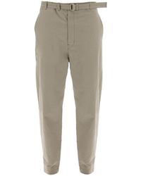 Lemaire - Carrot Fluid Crepe Cotton Trousers In - Lyst