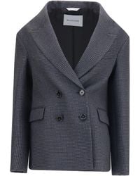 Balenciaga - Double-Breasted Wool Blazer - Lyst