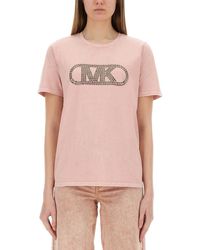 MICHAEL Michael Kors - T-Shirt With Logo - Lyst