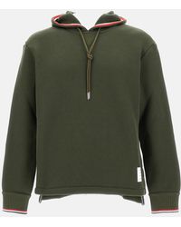 Thom Browne - Oversized Hoodie Pullover With Tipping Stripe - Lyst