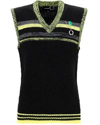 Fred Perry Fred Perry X Raf Simons Vest - Black