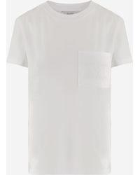 Max Mara - Cotton T-Shirt Papaia T-Shirts & Jerseys - Lyst