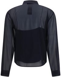 Gucci - Shirt Stretch Silk Chiffon - Lyst