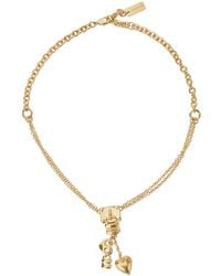 Chloé - Necklace With Pendant Charms, -Coloured Brass - Lyst