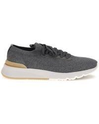 Brunello Cucinelli - Cotton Sneakers Upper: Cotton; Sole: Rubber - Lyst