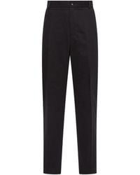 Moncler - Moncler Tailored Cotton Trousers - Lyst