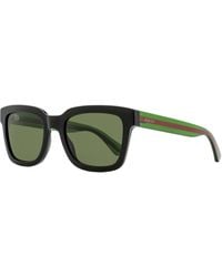 Gucci - Rectangular Web Sunglasses Gg0001Sn 002- 52Mm Plastic (Acetate/Injected) - Lyst