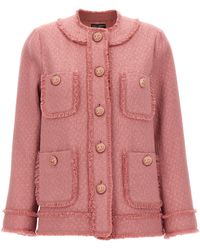 Dolce & Gabbana - Wool Blazer With Front Pockets - Lyst
