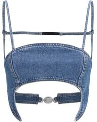 Marine Serre - Top Denim Moon - Lyst