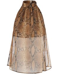 Le Plain - Top With Tortoiseshell Print, Tops - Lyst