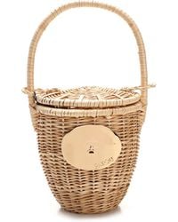 Patou - Wicker Bucket Bag - Lyst