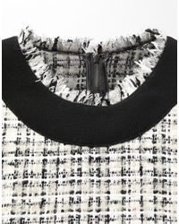 Dolce & Gabbana - Tweed Sheath A-Line Midi Dress And - Lyst