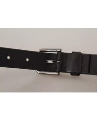 Dolce & Gabbana - Leather Belt With Metal Buckle - Lyst