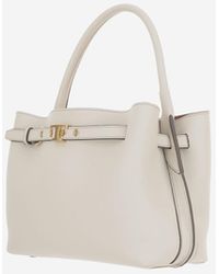 Tod's - Top Handle Leather Bag Calfskin Shoulder - Lyst