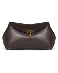 TOTEME - Bark Mini T-Lock Clutch Bag - Lyst