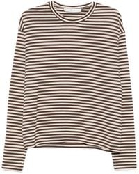 Tela - Sweater With Horizontal Stripes Cotton T-Shirts & Jerseys - Lyst