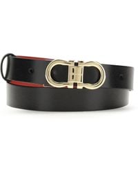 Ferragamo - Adjustable And Reversible Gancini Belt Calf Leather Bos Taurus E Braces - Lyst