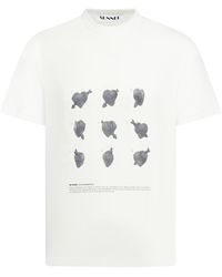 Sunnei - Classic T-Shirt ``Cuori Di Pietra`` - Lyst