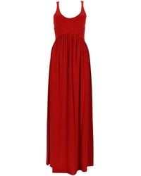 Sportmax - Crepe Jersey Long Dress - Lyst