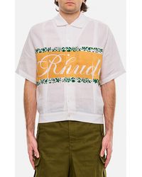 Rhude - Linen Cuban Cotton Shirt - Lyst