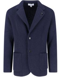 Lardini - Single-Breasted Cashmere Jacket - Lyst