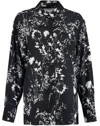 Victoria Beckham - Printed Silk Shirt - Lyst
