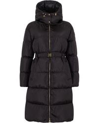 Moncler - Long Down Jacket Polyamide Puffer - Lyst