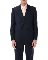 Lardini - Soirée Double-Breasted Wool Jacket - Lyst