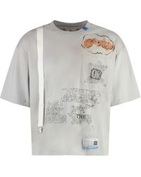 Maison Mihara Yasuhiro - Printed Cotton T-Shirt - Lyst