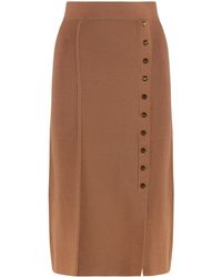 Elisabetta Franchi - Gonna Midi - Lyst