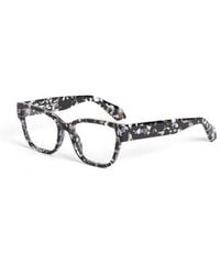 Off-White c/o Virgil Abloh - Eyeglasses Square Full Rim, Havana Frame And Clear Demo Lens Lens Oerj056Style561200 - Lyst