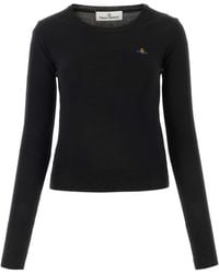 Vivienne Westwood - Black Wool Sweater - Lyst