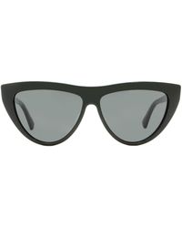Bottega Veneta - Cat Eye Sunglasses Bv1018S 001 57Mm 1018 - Lyst