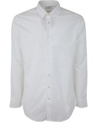 Etro - Fuji Botton Down Slim Shirt With Logo Clothing - Lyst