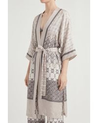 Brunello Cucinelli - Patterned Silk Shirt - Lyst