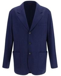 Brunello Cucinelli - Blue Cashmere Full - Lyst