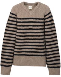 Khaite - Nalani Striped Cashmere Sweater - Lyst