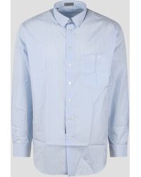 Dior - Striped Cotton Poplin Shirt - Lyst