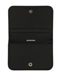 Balenciaga - Card Holder Monk Domesticated Lamb Leather Wallets & Purses - Lyst